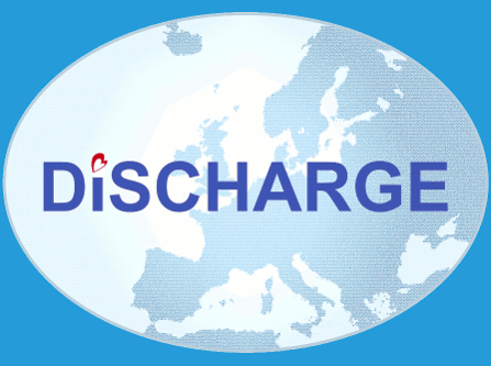 Discharge logo
